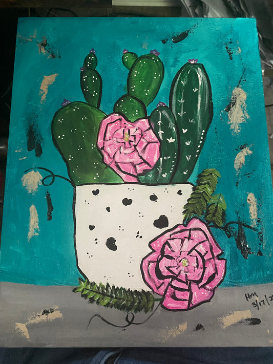 Spring Cactus Digital Download