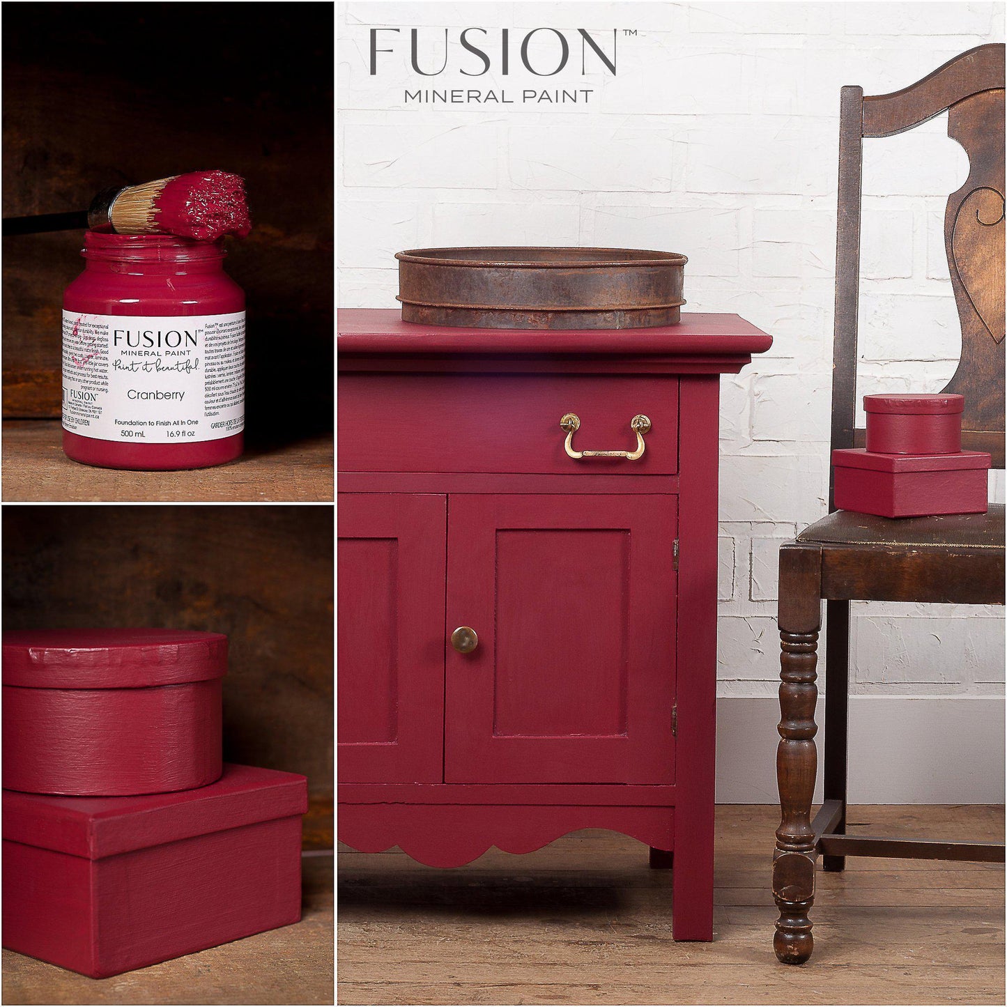 Cranberry Mineral Paint Fusion