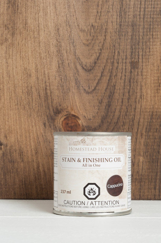 Cappucino Homestead House Stain And Finishing Oil Fusion