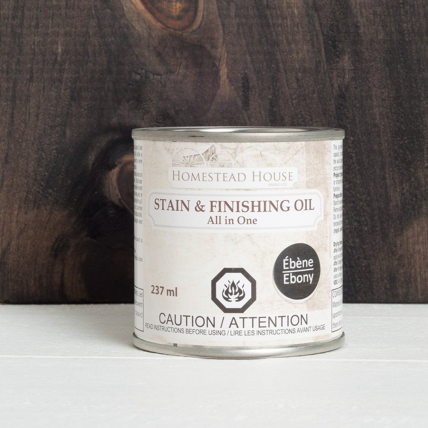Ebony Homestead House Stain And Finishing Oil Fusion
