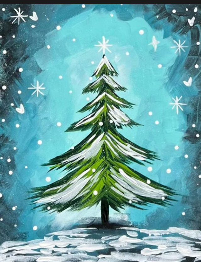 Magical Christmas Tree Paint Kit
