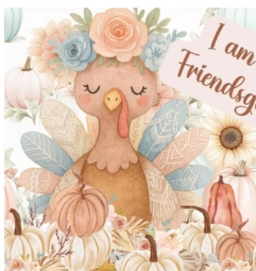 I am Thankful for friends Thanksgiving Junk Journal