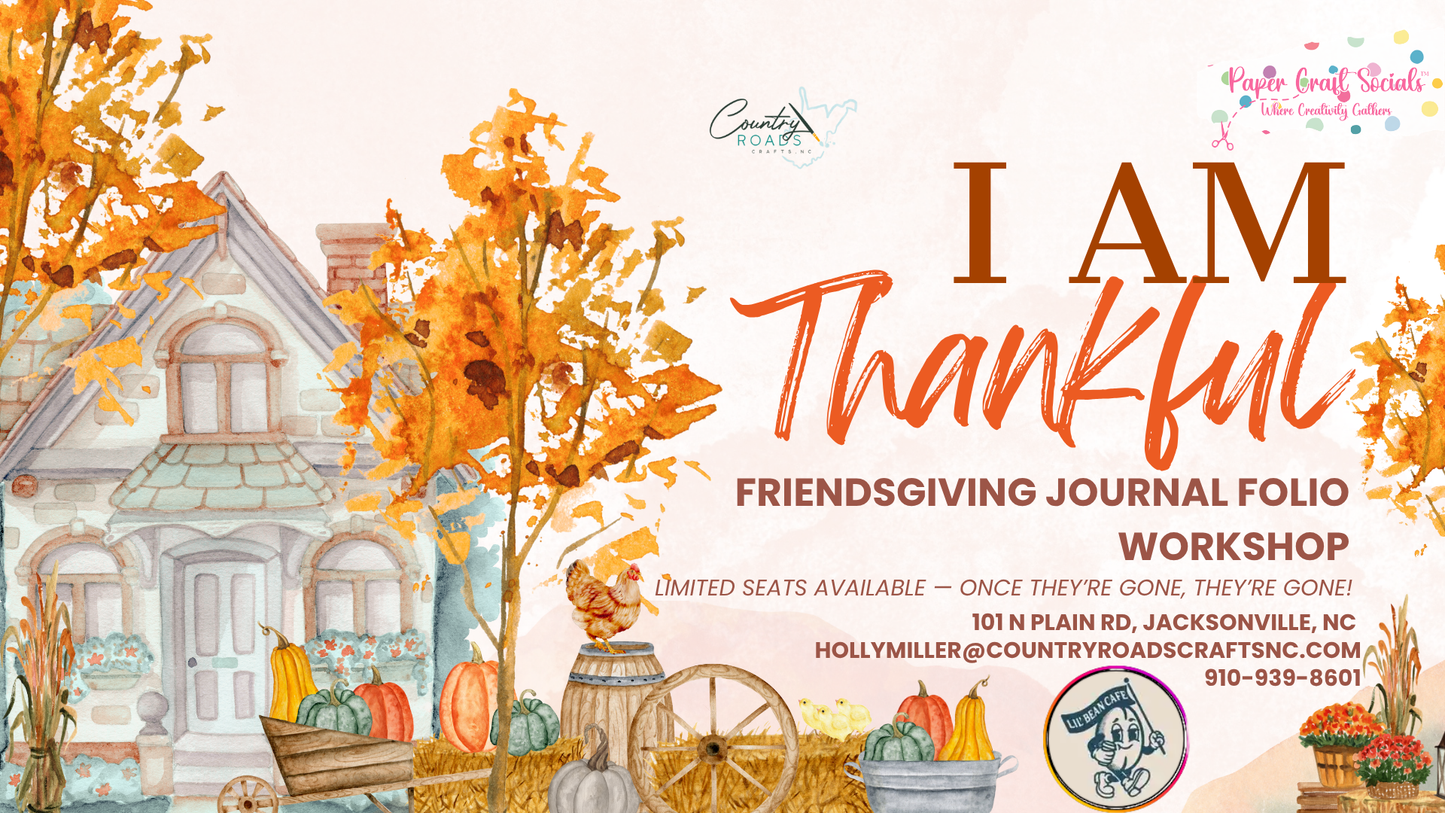 I am Thankful for friends Thanksgiving Junk Journal