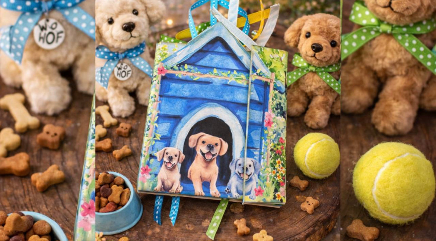 Pups in the Park-Junk Journal kit