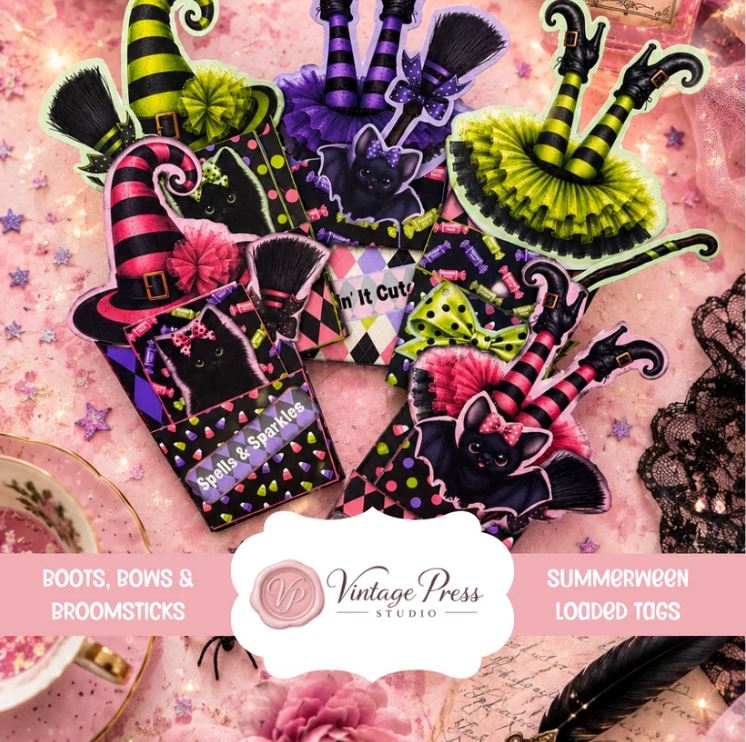 Boots, Bows & Broomsticks Loaded Tags