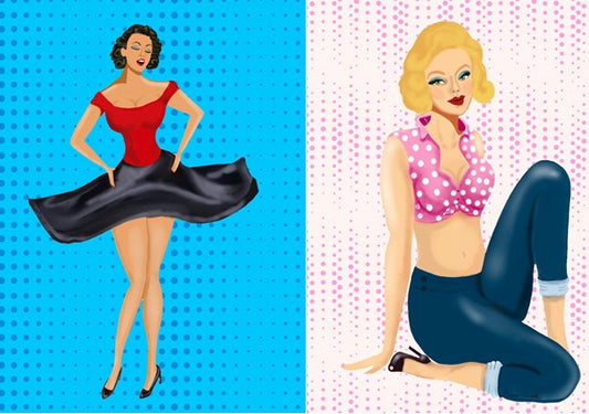 Paperdoll Pinup Roycycled Treasures