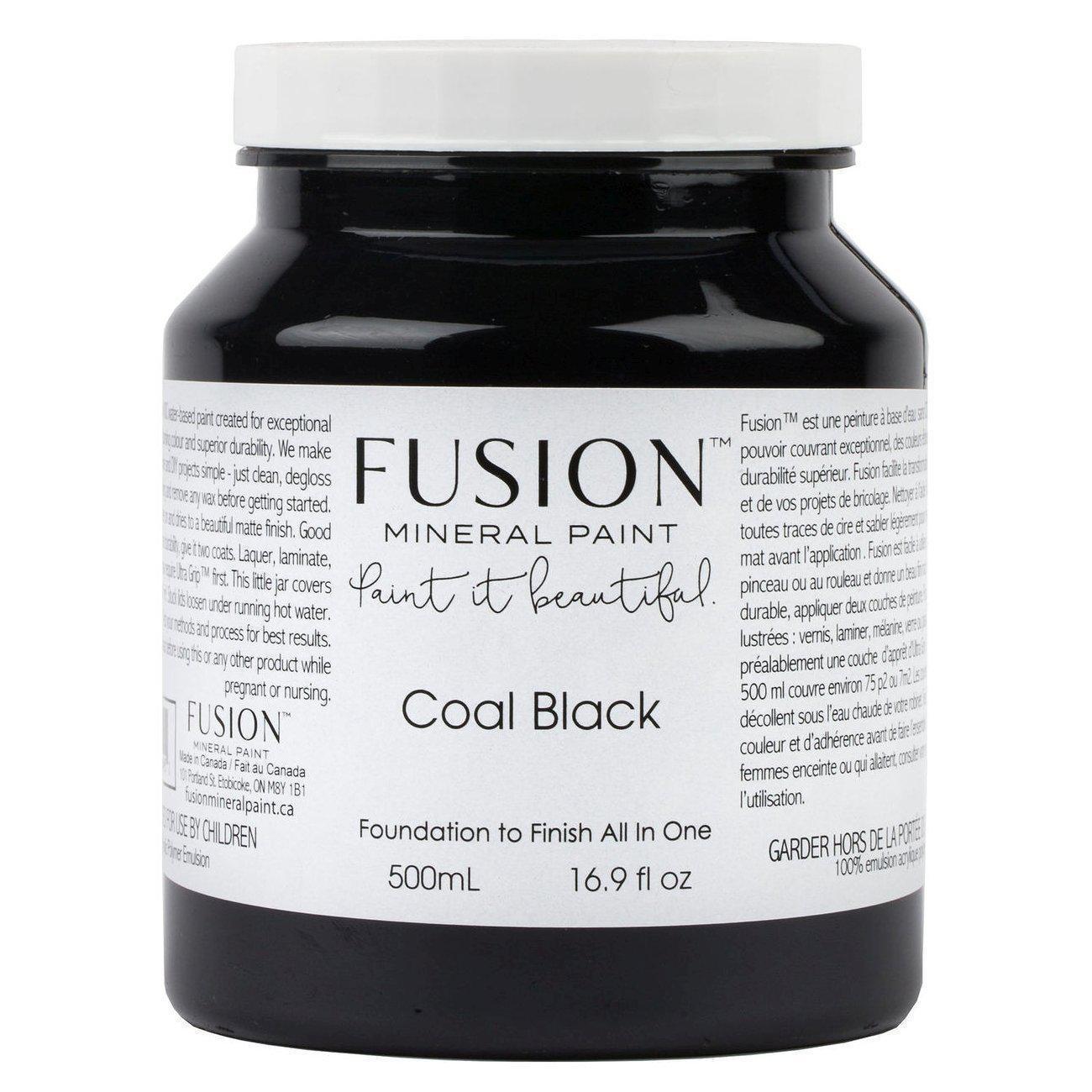 Coal Black Mineral Paint Fusion