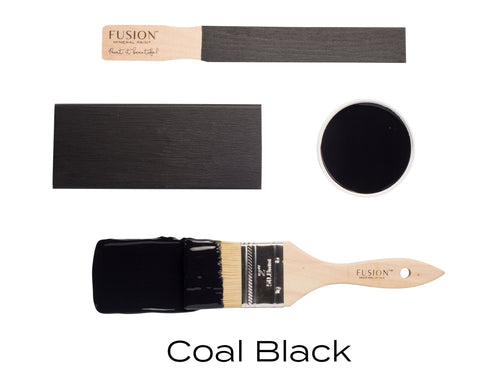 Coal Black Mineral Paint Fusion