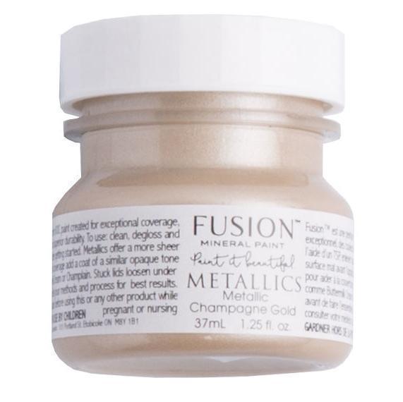 Metallic Champagne Gold Mineral Paint Fusion