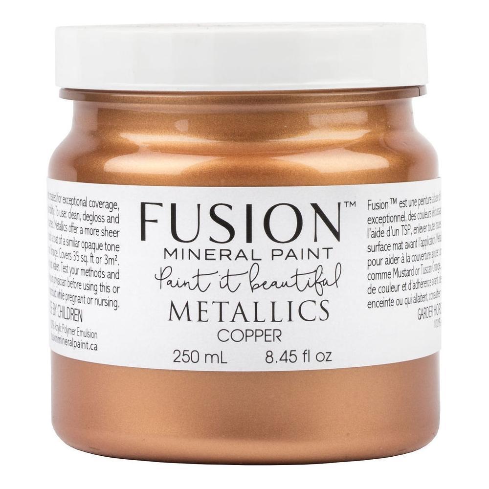 Metallic Copper Mineral Paint Fusion