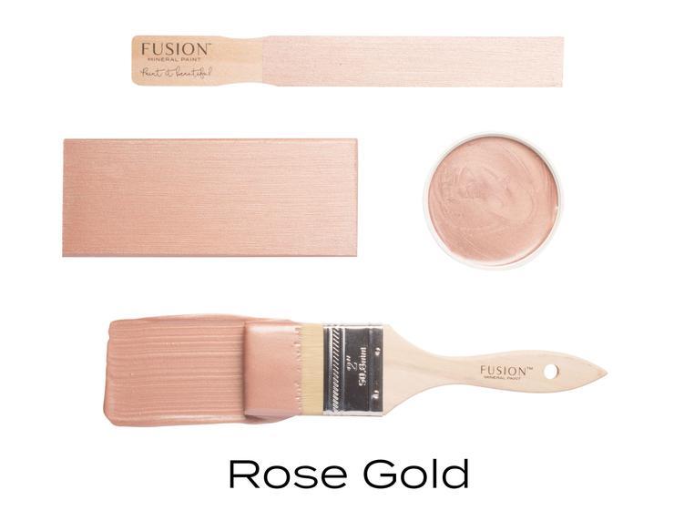 Metallic Rose Gold Mineral Paint Fusion