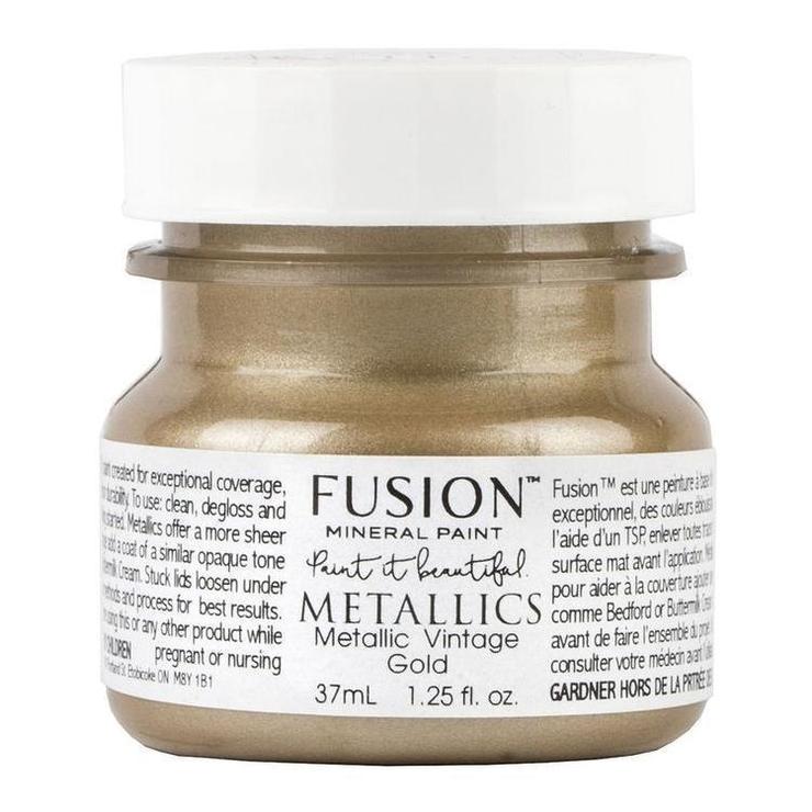 Metallic Vintage Gold Mineral Paint Fusion