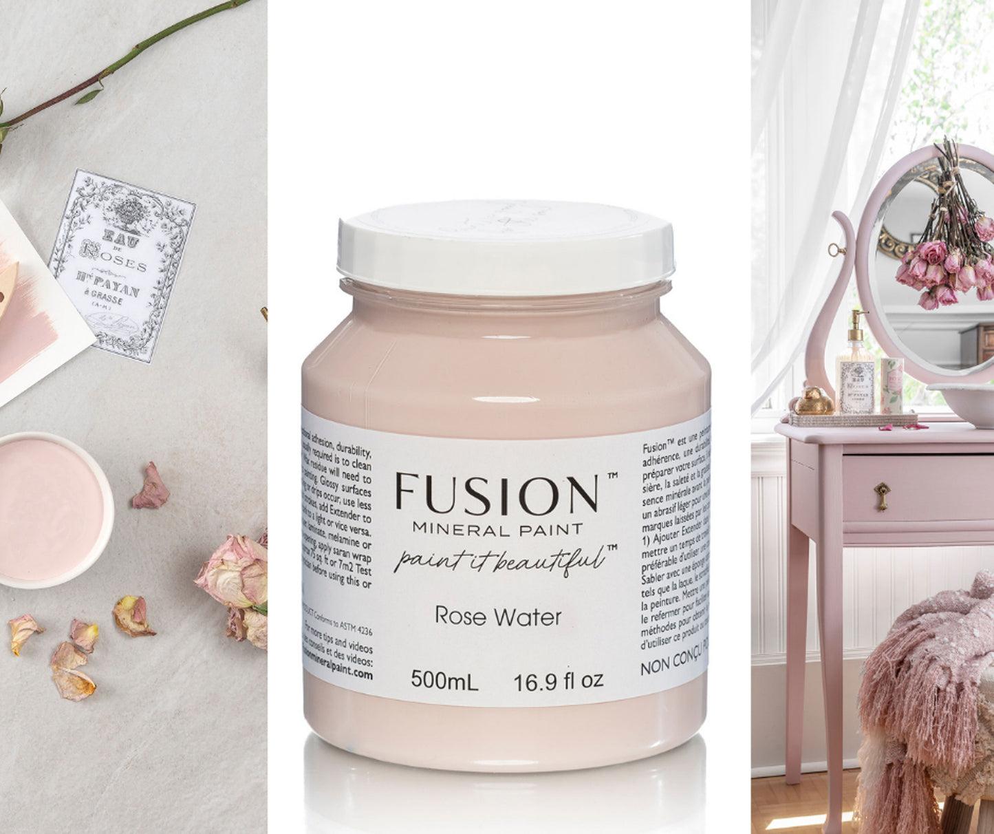 Rose Water Mineral Paint Fusion