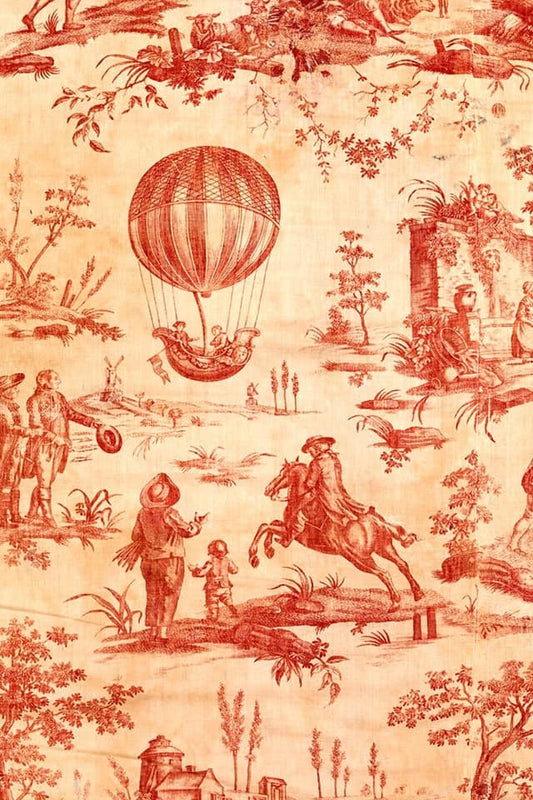 Red Toile Roycycled Treasures