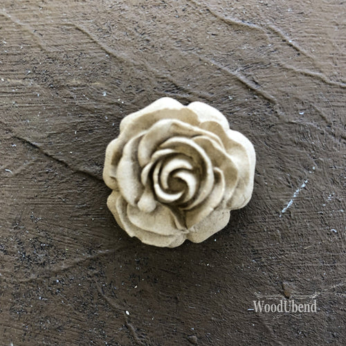 Woodubend Small Rose WUB0320 Moulding Furniture Applique 3 x 2 cms Woodubend