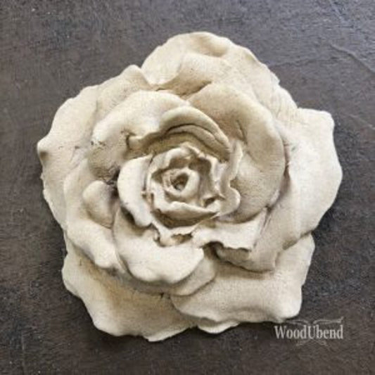 Woodubend Full Petal Rose WUB2185 Moulding Furniture Applique 7.5 x 7 cms Woodubend